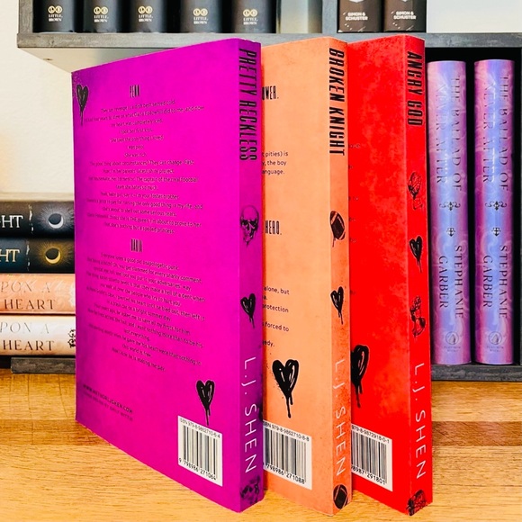 OOP / OG Pretty Reckless + Broken Knight + Angry God by L. J. Shen - Picture 7 of 10